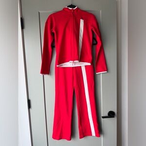 Nike Red and White Jumpsuit